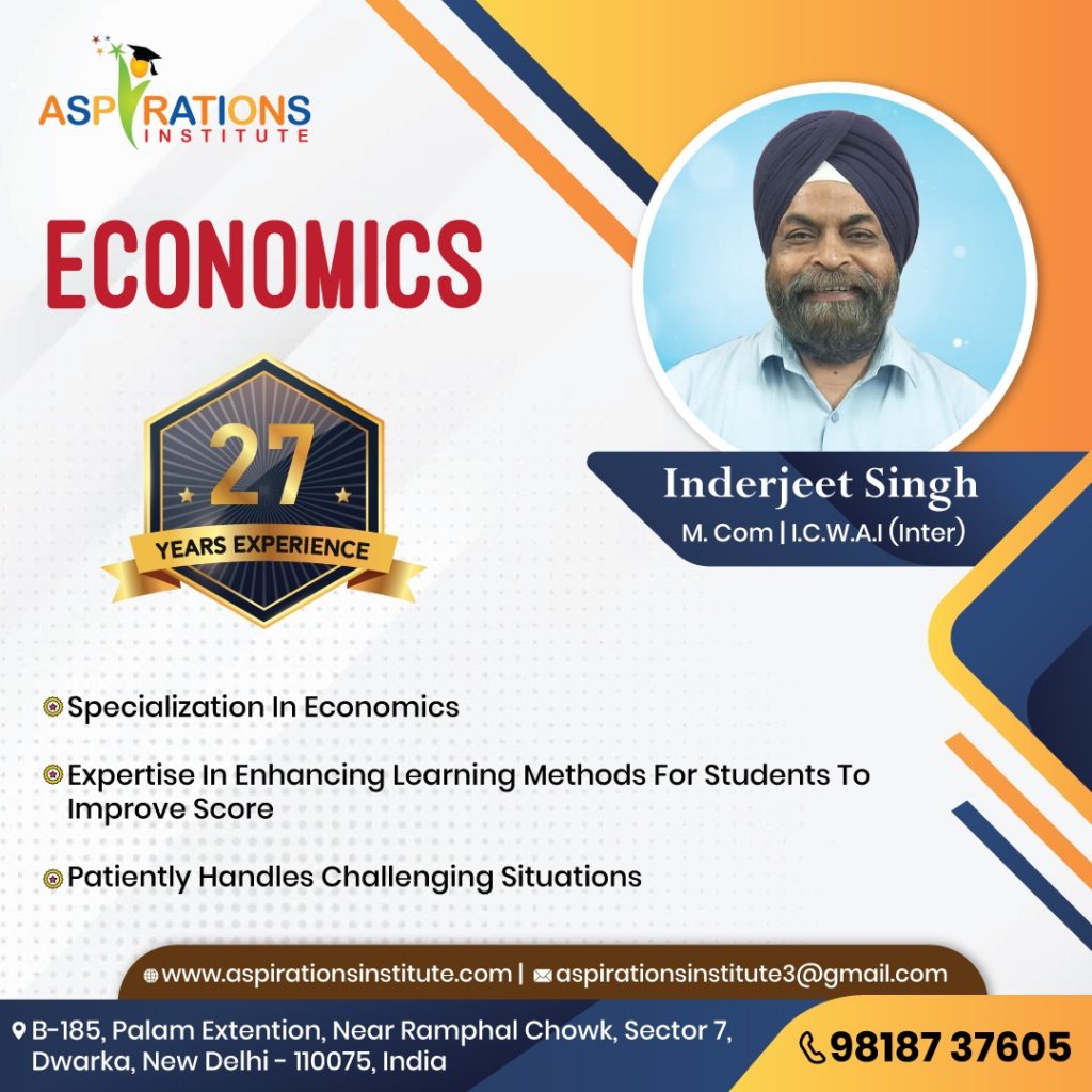 Best Economics Tuition in Dwarka for Class 11 & 12
