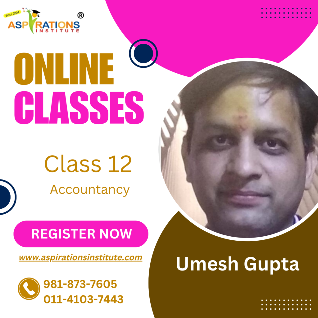 Online Tuition for Class 12 Accountancy